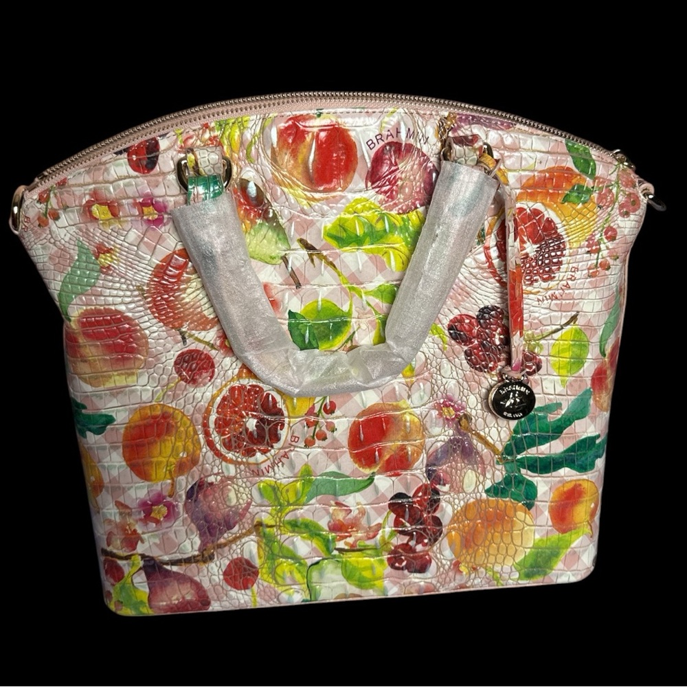 Brahmin Large Duxbury Satchel in “Fruit Salad Melbourne” - Picture 3 of 6